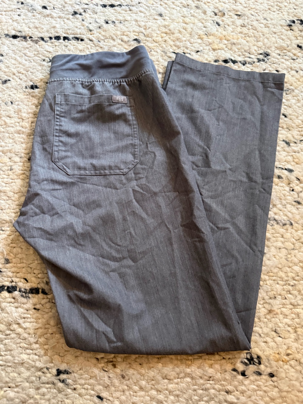 FIGS Technical Collection Scrub Pants Womens mall grey Straight Leg